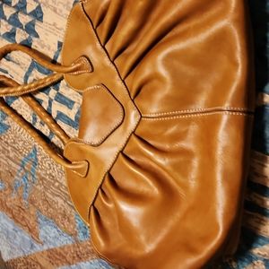 Patricia Nash satchel   nice leather. No rop tears or stains